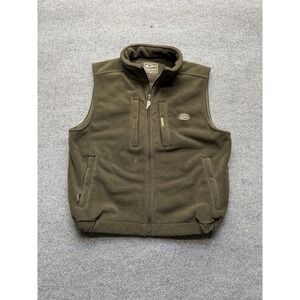 Drake Waterfowl Men's Hunter Green Zip Up Vest Size Large Hunting Fishing
